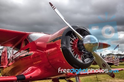 The Red Rockette At Goodwood Revival Stock Photo
