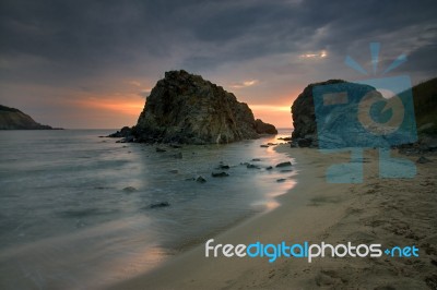 The Silent Rocks Stock Photo