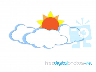 The Sky Is Clearing Up Stock Image