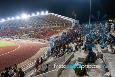 The Soccer Fans In The 700th Anniversary Stadium Stock Photo