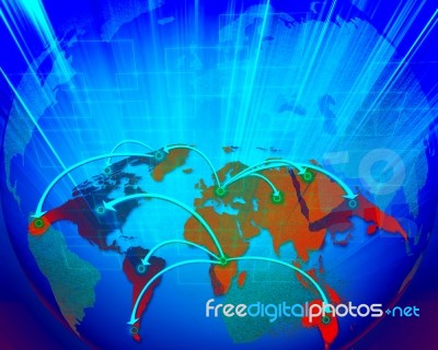 The Social Network.internet Concept Stock Image