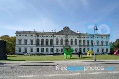 The Special Collections Building Of The National Library Of Pola… Stock Photo