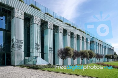 The Supreme Court In Warsaw Stock Photo