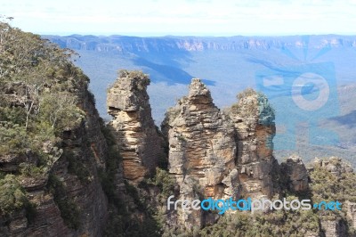The Three Sisters Stock Photo