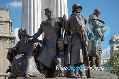 The Tisza Statue In Budapest Stock Photo