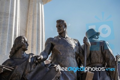 The Tisza Statue In Budapest Stock Photo