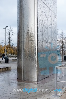 The Water Tower In Cardiff Stock Photo