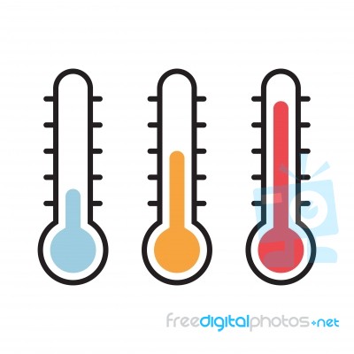 Thermometer  Illustration Stock Image