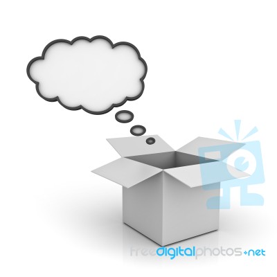 Think Outside The Box Concept Stock Image