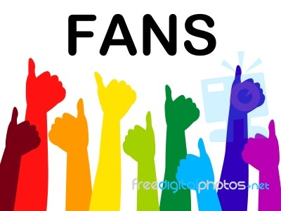 Thumbs Up Represents Social Media And Approved Stock Image