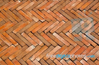 Tile Bricks Background Stock Photo