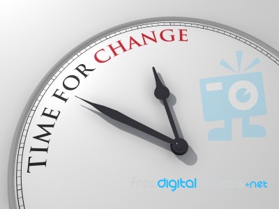 Time For Change Stock Image