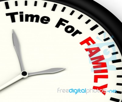 Time For Family Showing Love And Romantic Home Stock Image