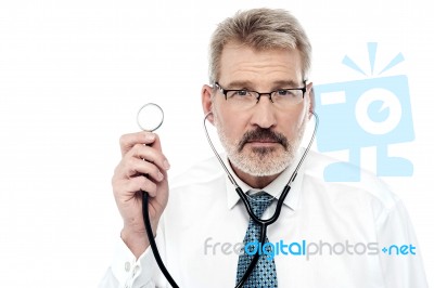 Time For Your Checkup ! Stock Photo