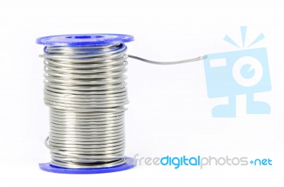 Tin Solder Stock Photo