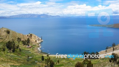 Titicaca Lake, Bolivia Stock Photo