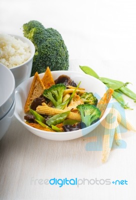Tofu Beancurd And Vegetables Stock Photo Tofu Beancurd And Vegetables Stock Photo