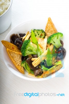 Tofu Beancurd And Vegetables Stock Photo Tofu Beancurd And Vegetables Stock Photo