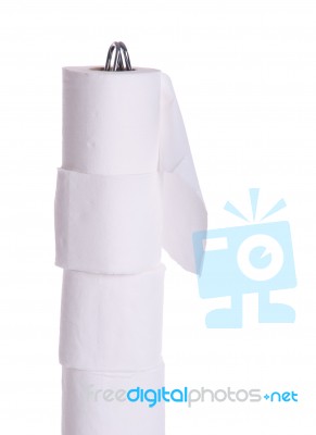 Toilet Paper Stock Photo