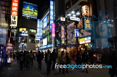 Tokyo, Japan - November 28: Shibuya Is Known As A Youth Fashion Stock Photo