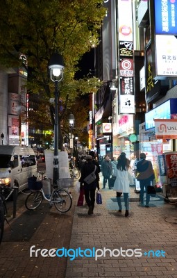 Tokyo, Japan - November 28: Shibuya Is Known As A Youth Fashion Stock Photo