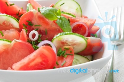 Tomato Salad Stock Photo