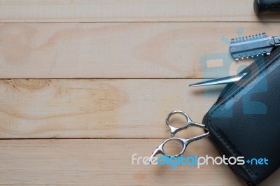 Tools For Hairdresser Stock Photo