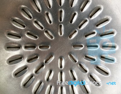 Top And Bottom Pot,colander,grill Stock Photo