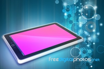Touch Screen Tablet Computer Stock Image
