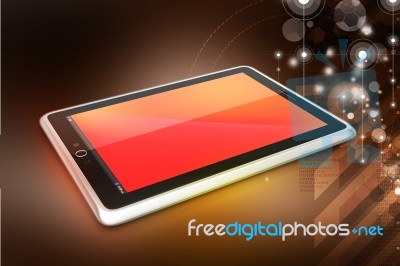Touch Screen Tablet Computer Stock Image