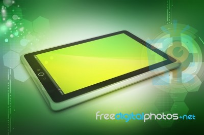 Touch Screen Tablet Computer Stock Image