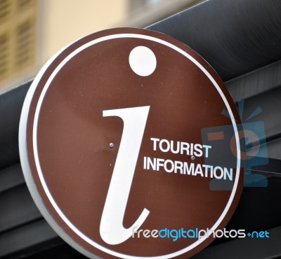 Tourist Information Stock Photo
