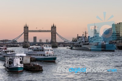 Tower Bridge In London Stock Photo