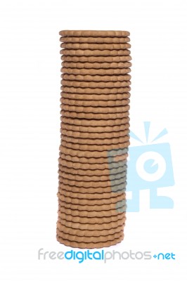 Tower Of Biscuits Stock Photo
