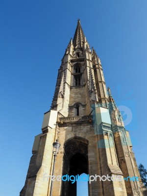 Tower Of St Michael In Bordeaux Stock Photo