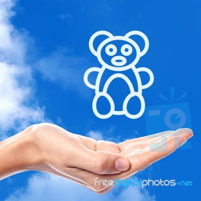 Toy Teddy Bear, Sweet Stock Photo