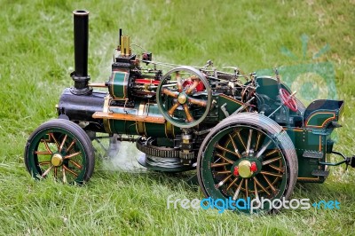 Toy Traction Engine At Rudwick Steam Fair Stock Photo