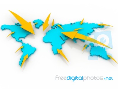 Trade Networking Stock Image
