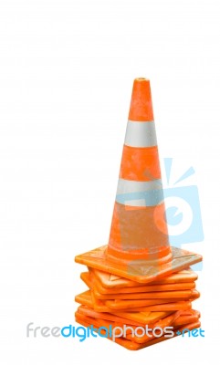 Traffic Cones Stock Photo