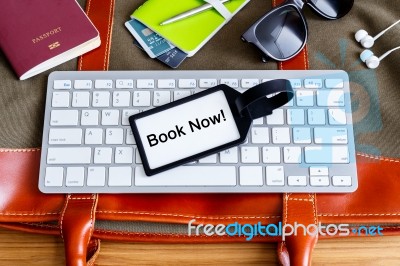 Travel Booking Stock Photo