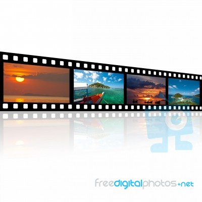 Travel Film Stock Image