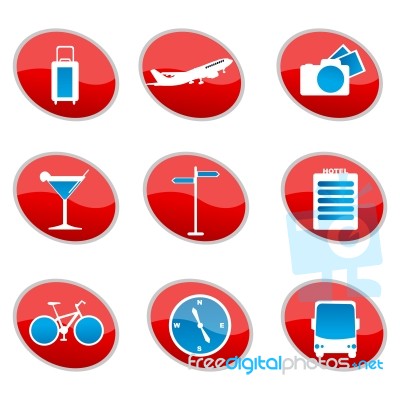 Travel Icon Stock Image