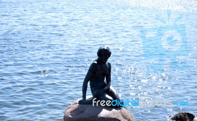 Travel To Copenhagen Under Spring,denmark Stock Photo