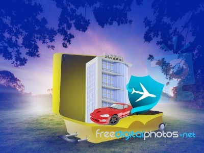 Traveling Background Concept Stock Image