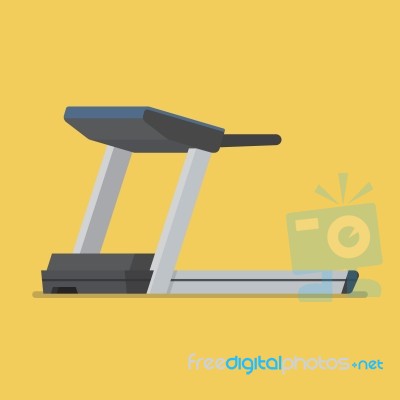 Treadmill Sport Equipment Stock Image