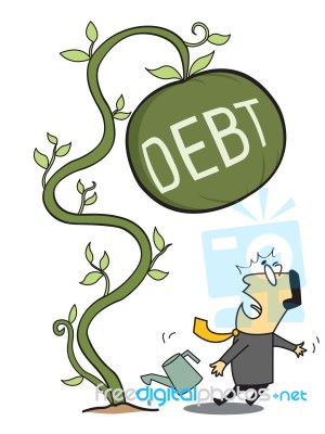 Tree Debt Stock Image