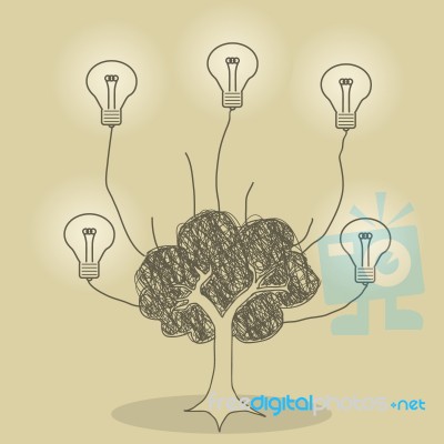 Tree Of Ideas Stock Image