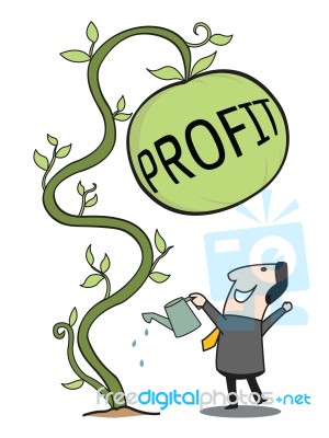 Tree Profit Stock Image