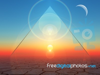 Triangle And Circle Stock Image