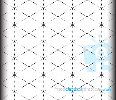 Triangle And Hexagon Seamless Pattern Stock Image